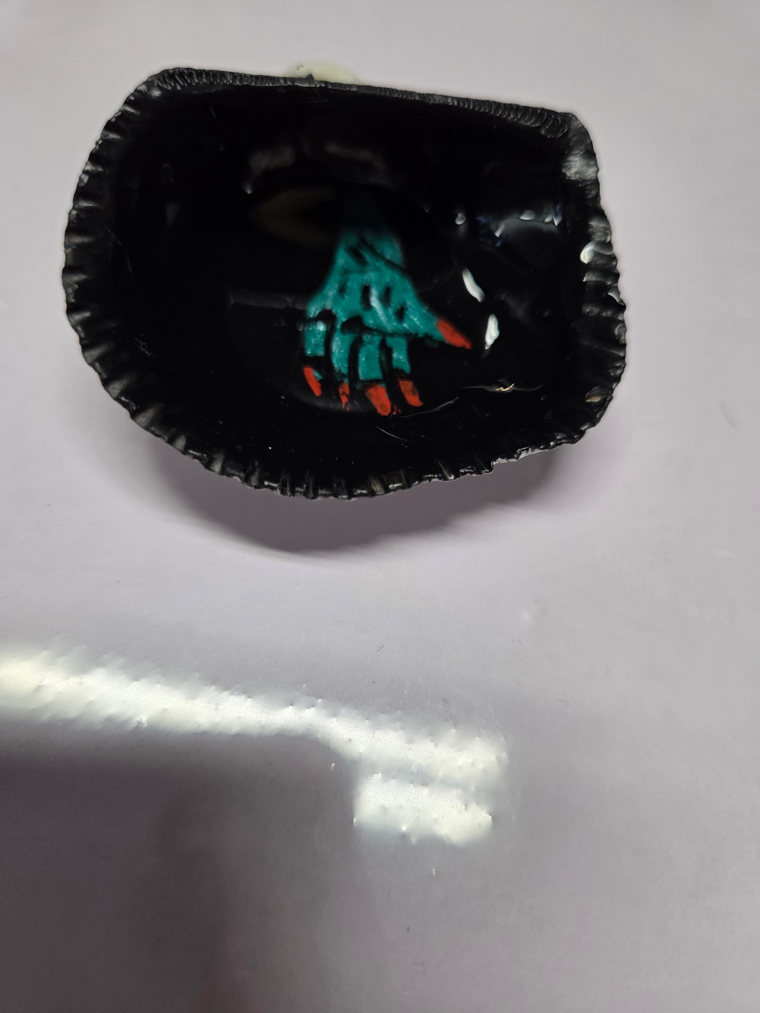 Creepy hand sea shell